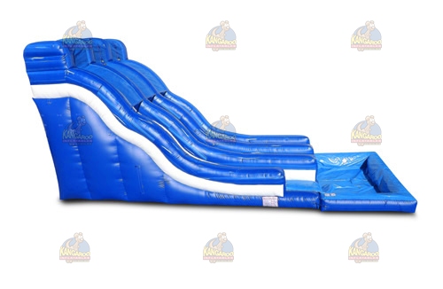 Blue 20 Double Lane Water Slide